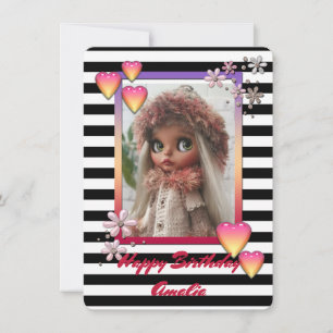 Baby fotopoppen, poppen, gepersonaliseerd, hobby aankondiging