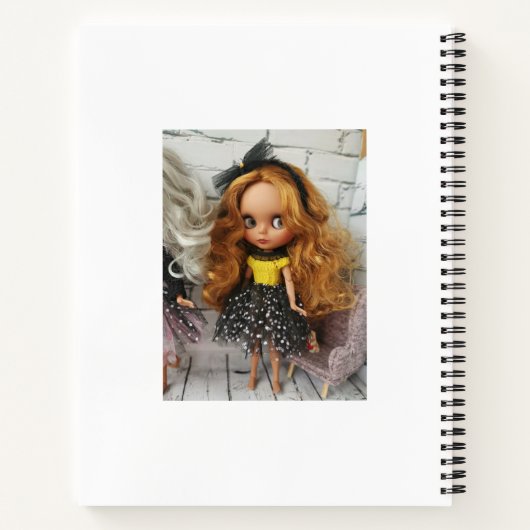 Baby fotopoppen, poppen, gepersonaliseerd, hobby, notitieboek (Achterkant)