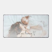Baby Fotoscript Love You Mama Heart Bureaumat (Voorkant)