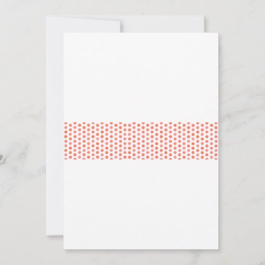 Baby Fox Baby shower Uitnodiging - Meisje (Achterkant)