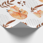 Baby Fox Cadeaupapier (Hoek)
