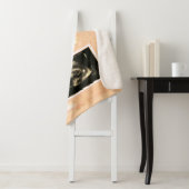 Baby Fox Custom Ultrasound Afbeelding Sherpa Blank Deken (In situ)