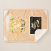 Baby Fox Custom Ultrasound Afbeelding Sherpa Blank Deken (Voorkant (horizontaal))