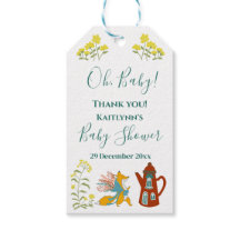 Baby Fox en bloemen Baby shower