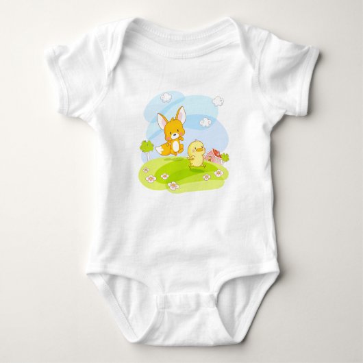 Baby Fox en Chick Romper (Voorkant)