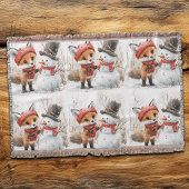 Baby Fox en Snowman Deken