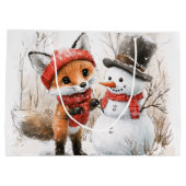 Baby Fox en Snowman Groot Cadeauzakje (Achterkant)