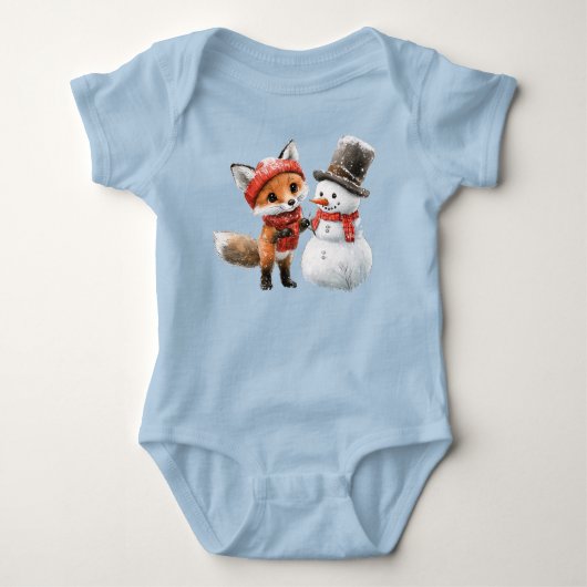 Baby Fox en Snowman Romper (Voorkant)