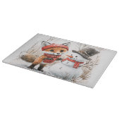 Baby Fox en Snowman Snijplank (Hoek)