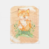  Baby Fox Fleece Blanket Deken (Voorkant)
