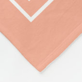 Baby Fox fleece deken met naam (Hoek)