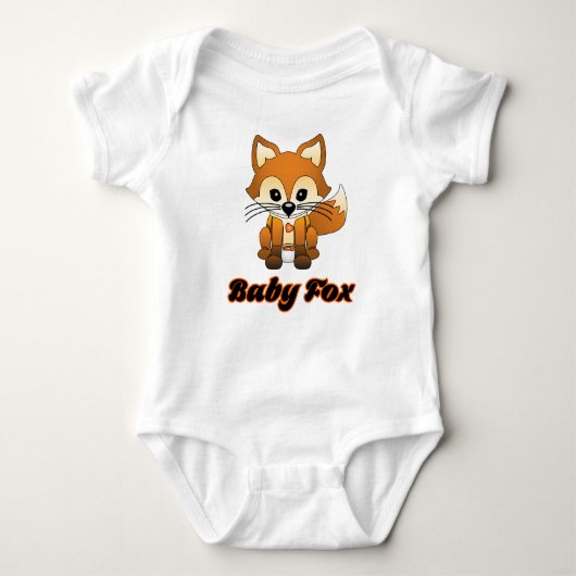 Baby Fox - Fox Family T-shirt (Voorkant)