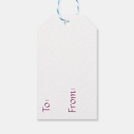 Baby Fox in Bloemen Verjaardagsfeest Cadeaulabel (Achterkant)