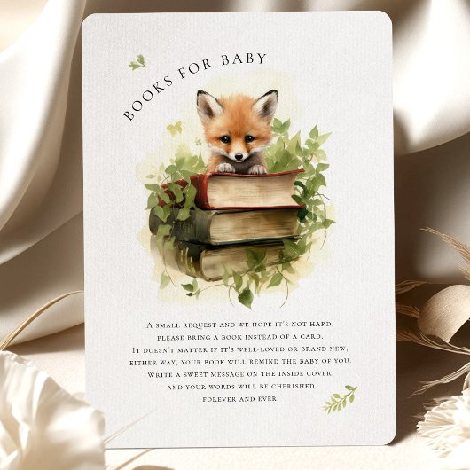 Baby Fox Leesboeken voor Baby shower Behuizing