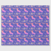 Baby Fox Night Cadeaupapier (Vlak)