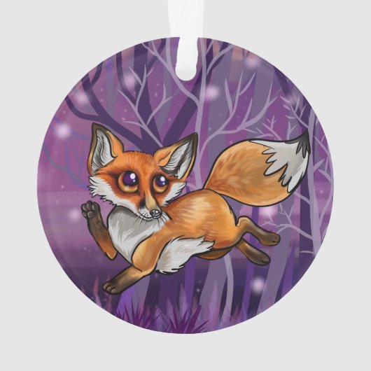 Baby Fox Ornament (achterkant)