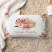 Baby Fox Pink Floral Kussen (Deken)