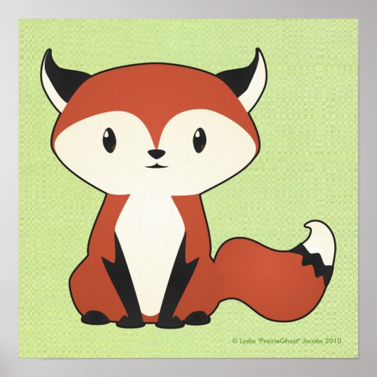 Baby Fox Print (Voorkant)