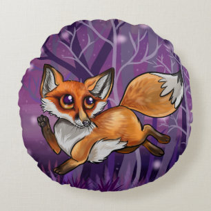 Baby Fox Rond Kussen