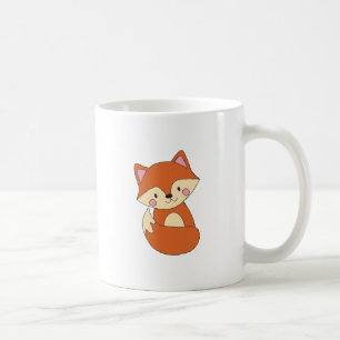 Baby Fox-vormgeving met fox-kunstvos Koffiemok