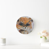 Baby Fox wandklok, 8" ronde acryl klok (Huis)