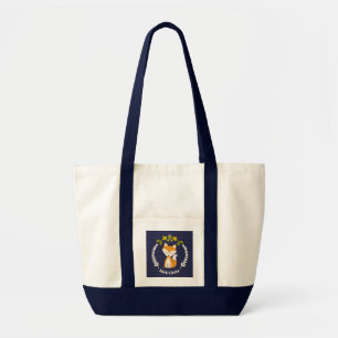 Baby Fox Wreath Persoonlijke Canvas tas