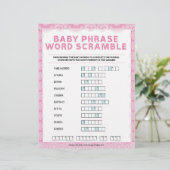 Baby-frameschakelaar [Luxe kant [Roze]] Briefhoofd (Staand voorkant)