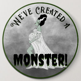 Baby Frankenstein Shower Ronde Button 6,0 Cm