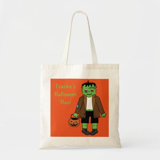 Baby Frankenstein snoep sack Tote Bag (Voorkant)