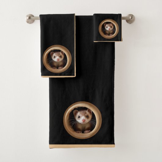 Baby frettengezicht - Schattigee fretten Bad Handdoek (Insitu)