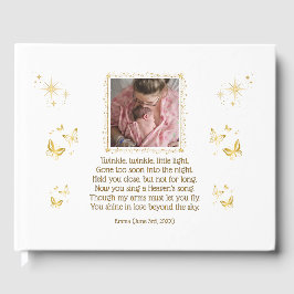 Baby Funeral Memorial gepersonaliseerd gastenboek