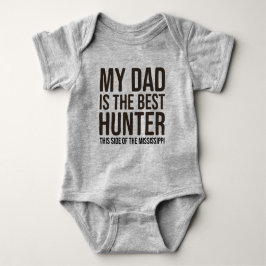 Baby Funny Hunting Jersey Bodysuit Shirt door pa