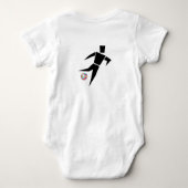 Baby Future Soccer Star Romper (Achterkant)