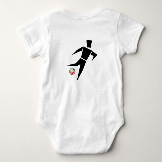 Baby Future Soccer Star Romper (Achterkant)