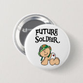 Baby Future Soldaat Ronde Button 5,7 Cm (Voorkant /achterkant)