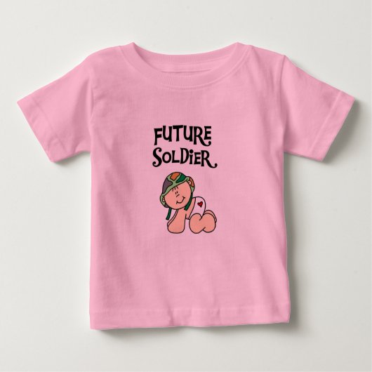 Baby Future Soldier T-shirts en cadeaus (Voorkant)