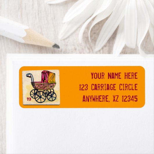 Baby-game-kaart Etiket (Insitu)