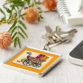  Baby-game-kaart Sleutelhanger (Zijkant)