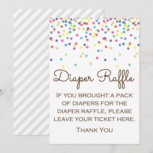 Baby Game Sign Size 5x7" Kaart (Voorkant / Achterkant)