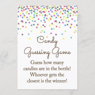 Baby Game Sign Size 5x7" Kaart