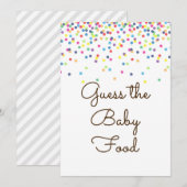 Baby Game Sign Size 5x7" Kaart (Voorkant / Achterkant)