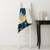 Baby Ganesha met maan en sterren Sherpa Deken (In situ)