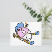 Baby gearomatiseerde donut briefkaart (Staand voorkant)