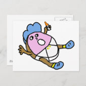 Baby gearomatiseerde donut briefkaart (Voorkant / Achterkant)