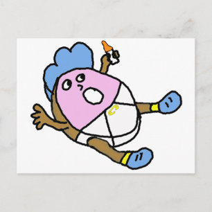 Baby gearomatiseerde donut briefkaart
