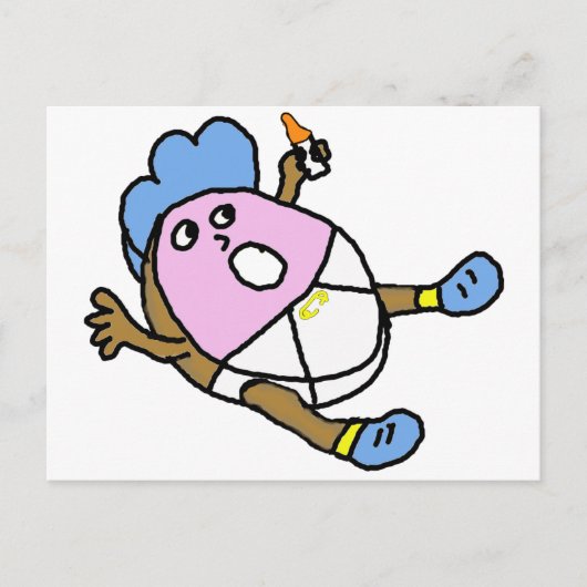 Baby gearomatiseerde donut briefkaart (Voorkant)