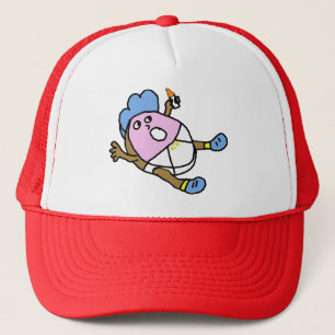 Baby gearomatiseerde donut trucker pet