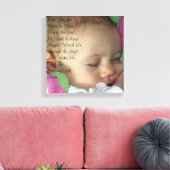 Baby Gebed Canvas Afdruk (Insitu (Woonkamer))