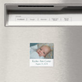 Baby Geboorte aankondiging magneet (Insitu (Vaatwasser))