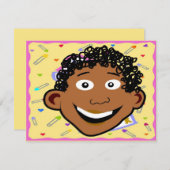 Baby Geboorte aankondigingen, voeg bewerk tekst, Aankondiging (Voorkant / Achterkant)